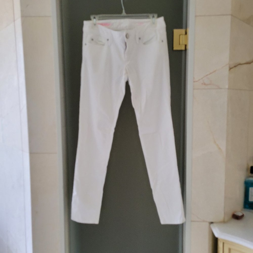 Lilly Pulitzer Worth White Skinny Pants Size 2